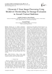 Ultrasonic C-Scan Image Processing Using Multilevel Thresholding for Damage Evaluation in Aircraft Vertical Stabilizer