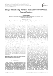 Image Processing Method For Embedded Optical Peanut Sorting