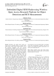 Embedded Digital SISO Radar using Wireless Open Access Research Platform for Object Detection and RCS Measurement