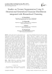 Studies on Texture Segmentation Using D-Dimensional Generalized Gaussian Distribution integrated with Hierarchical Clustering