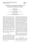 An Interactive Approach for Retrieval of Semantically Significant Images