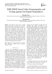 XOR-EDGE based Video Steganography and Testing against Chi-Square Steganalysis