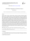 A Web Based Application for Sentiment Analysis