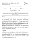A Simple Software Engineering Environment for Coming Decades