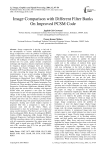 Image Comparison with Different Filter Banks On Improved PCSM Code