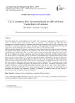 C2C E-commerce Risk Assessment Based on AHP and Fuzzy Comprehensive Evaluation