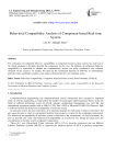 Behavioral Compatibility Analysis of Component-based Real-time System