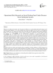 Operational Risk Research on Social Pooling Fund Under Diseases Score Settlement System