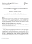 Construction of Health Promotion Management System Based on Web