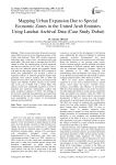 Mapping Urban Expansion Due to Special Economic Zones in the United Arab Emirates Using Landsat Archival Data (Case Study Dubai)