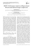 RM2IC: Performance Analysis of Region based Mixed-mode Medical Image Compression