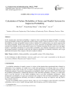 Calculation of Failure Probability of Series and Parallel Systems for Imprecise Probability