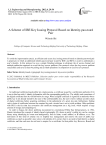 A Scheme of IBE Key Issuing Protocol Based on Identity-password Pair