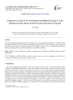 Comparative Analysis for the Equilibrium Bidding Strategies of the Standard Auction Based on the Revenue Equivalence Principle
