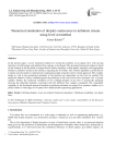 Numerical simulation of droplet coalescence in turbulent stream using level set method