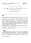Analysis of Resistance Parasitic of Single Wall CNT bundle with Copper for VLSI Interconnect