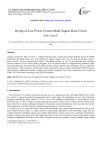 Design of Low Power Current Mode Square-Root Circuit