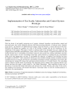 Implementation of Gas Scathe Admonisher and Control System Prototype