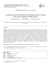 A Simple Emotion Discrimination Technique Based on Triangle Phase Space Mapping of HRV Signals