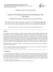 Analysis of Overhead Transmission Line Parameters with Uncertainty