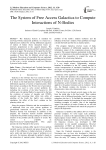 The System of Free Access Galactica to Compute Interactions of N-Bodies