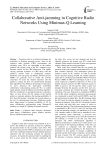 Collaborative Anti-jamming in Cognitive Radio Networks Using Minimax-Q Learning