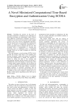 A Novel Minimized Computational Time Based Encryption and Authentication Using ECDSA