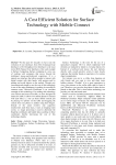 A Cost Efficient Solution for Surface Technology with Mobile Connect