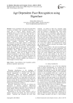 Age Dependent Face Recognition using Eigenface