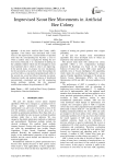 Improvised Scout Bee Movements in Artificial Bee Colony