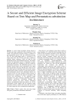 A Secure and Efficient Image Encryption Scheme Based on Tent Map and Permutation-substitution Architecture
