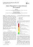 Defect Management in Agile Software Development