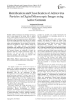 Identification and Classification of Adenovirus Particles in Digital Microscopic Images using Active Contours