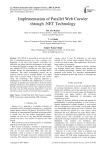Implementation of Parallel Web Crawler through .NET Technology