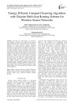 Energy Efficient Unequal Clustering Algorithm with Disjoint Multi-hop Routing Scheme for Wireless Sensor Networks