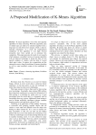 A Proposed Modification of K-Means Algorithm