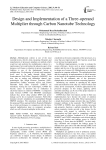 Design and Implementation of a Three-operand Multiplier through Carbon Nanotube Technology