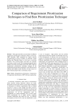 Comparison of Requirement Prioritization Techniques to Find Best Prioritization Technique