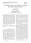 Performance Analysis of Schedulers to Handle Multi Jobs in Hadoop Cluster