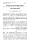 Reproducing an Alternative Model of Intercultural Sensitivity for Undergraduates from Taiwan and Hainan