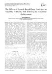 The Effects of Scratch-Based Game Activities on Students' Attitudes, Self-Efficacy and Academic Achievement
