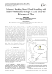 Enhanced Ranking Based Cloud Searching with Improved Metadata Storage: A Case Study for Relevancy of Files