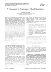 A Comparative Analysis of Cloud Simulators