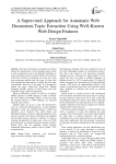 A Supervised Approach for Automatic Web Documents Topic Extraction Using Well-Known Web Design Features