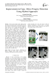 Improvement in Copy -Move Forgery Detection Using Hybrid Approach