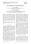 The Obstacles in Big Data Process