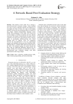 A Network-Based Peer Evaluation Strategy