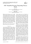 SXP: Simplified Extreme Programing Process Model