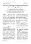 Building a Natural Disaster Management System based on Blogging Platforms