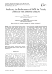 Analyzing the Performance of SVM for Polarity Detection with Different Datasets